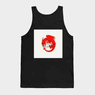 Museum of Dragons Textual Logo Tank Top